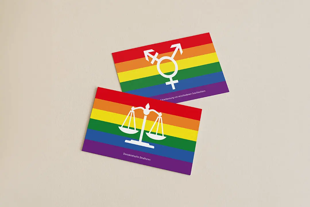 postkarte demokratische strukturen